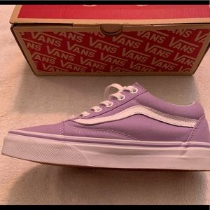 Lilac Purple Old School Vans Size:6